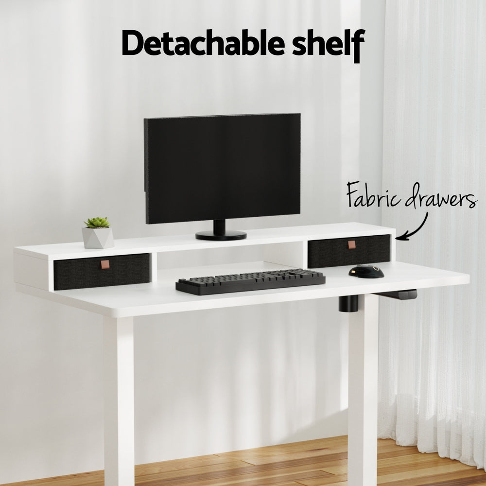 Artiss 120cm Electric Standing Desk with Storage Drawer