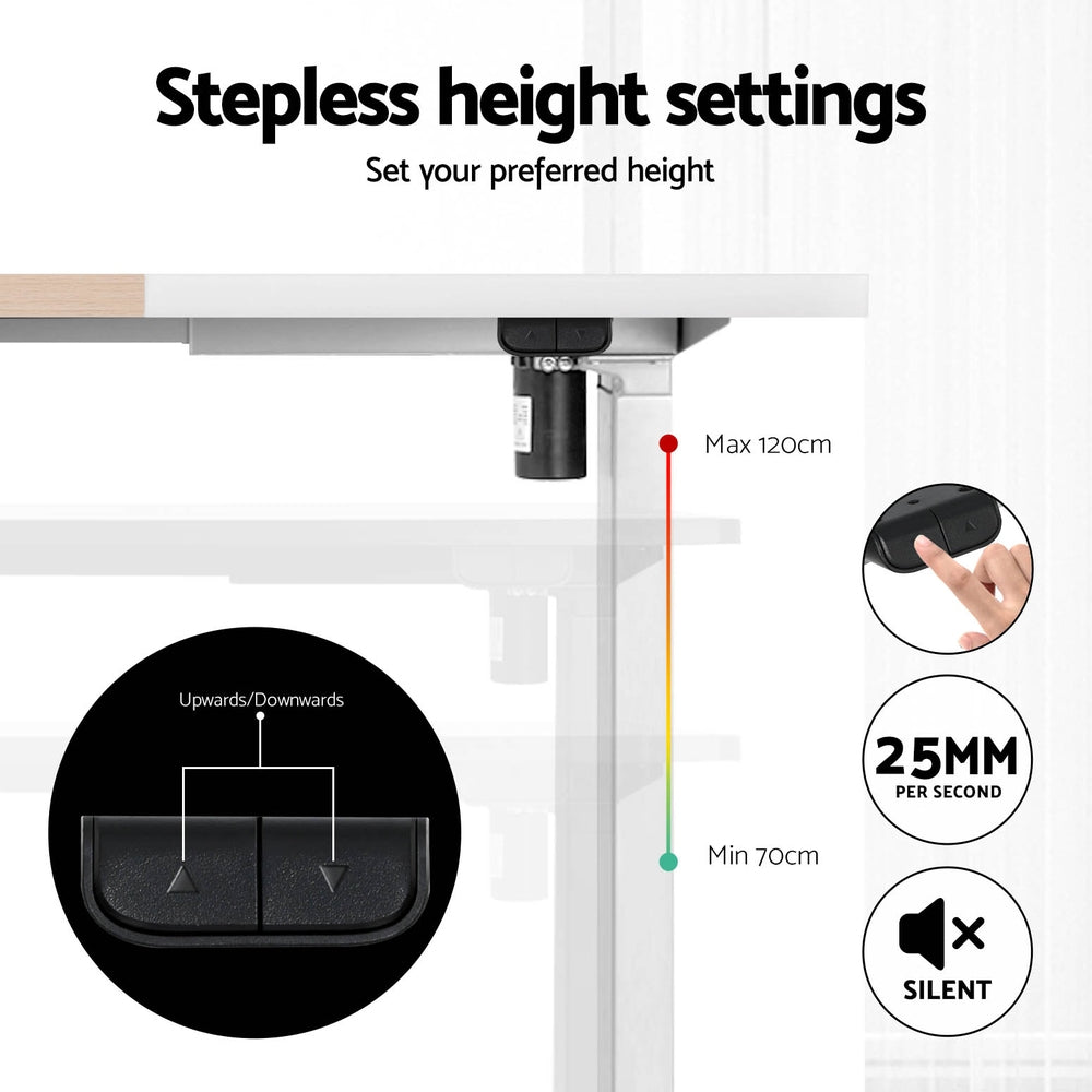 Artiss 120cm Motorized Sit-Stand Desk