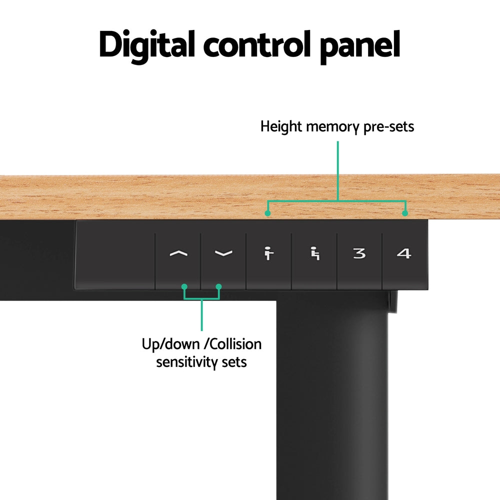 Artiss 120cm Electric Standing Desk – Sit Stand Office Table