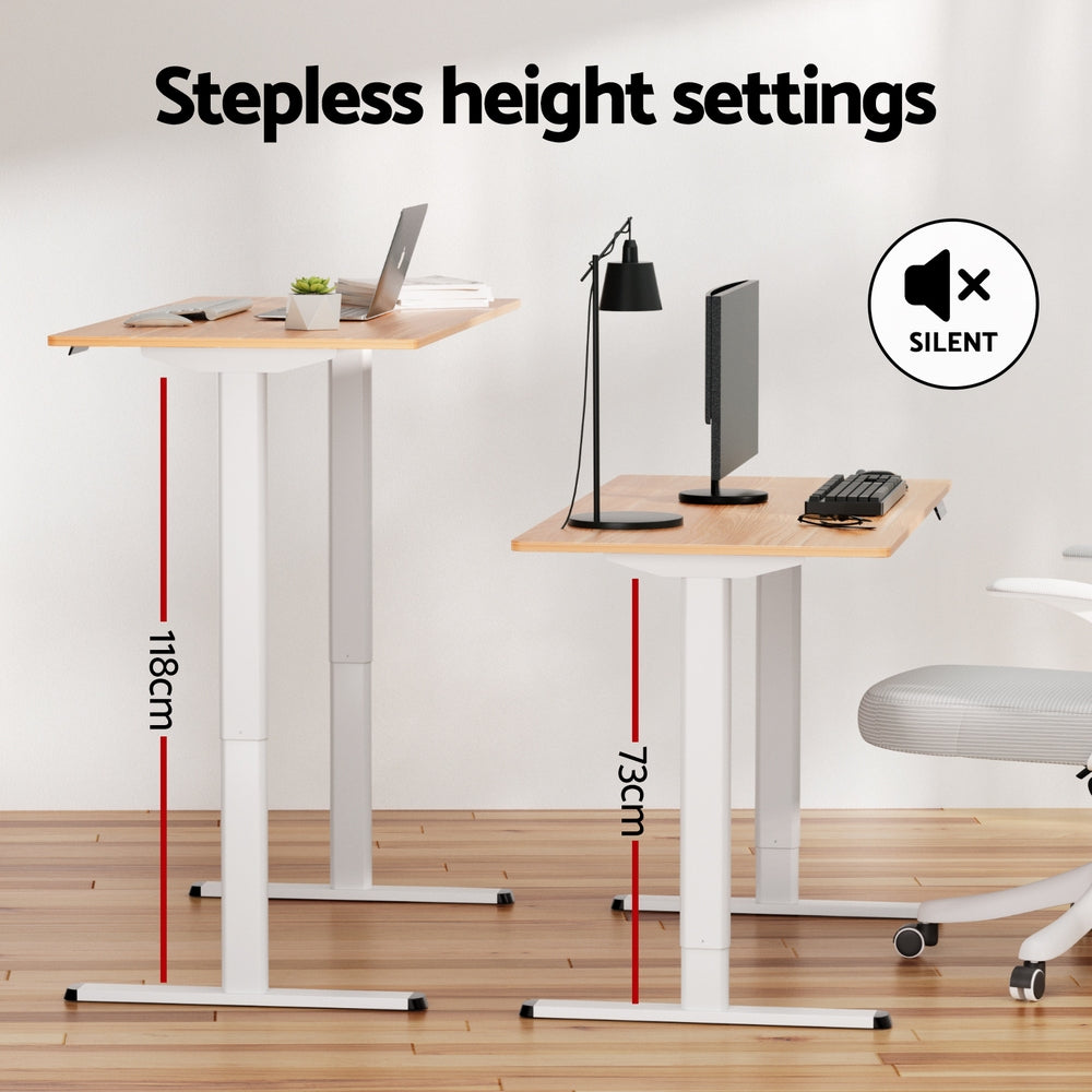 Artiss 120cm Electric Standing Desk – Sit Stand Home Office Table