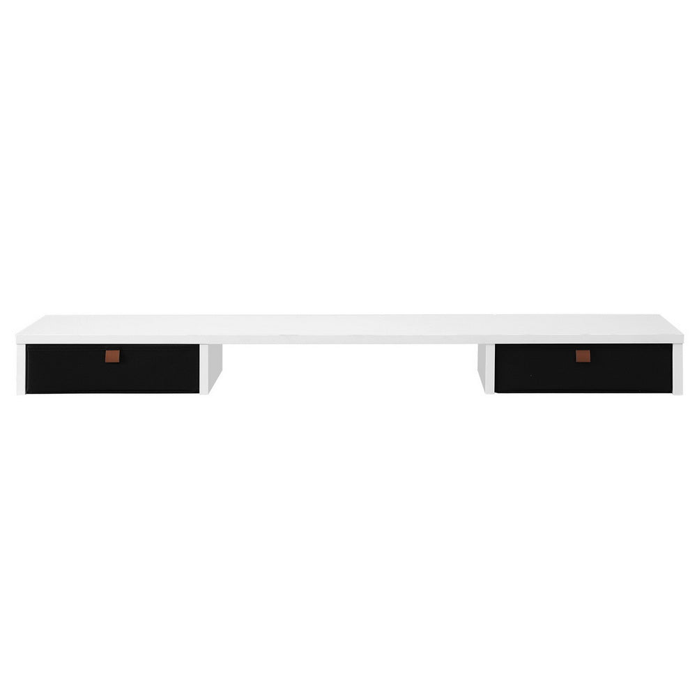 Artiss Standing Desk Storage Shelf with Removable Drawer – 120cm