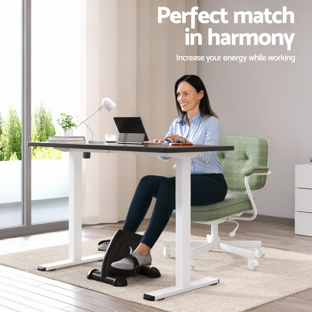 Artiss 140cm Electric Standing Desk with Pedal Exercise Bike