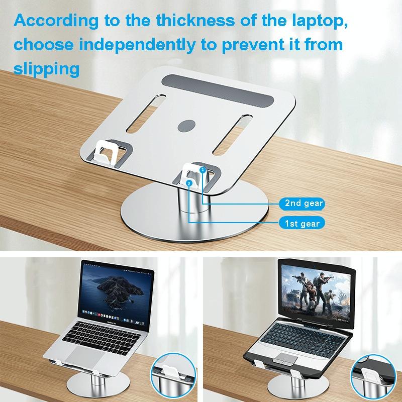 Portable Aluminum Laptop Stand – Ergonomic & Cooling