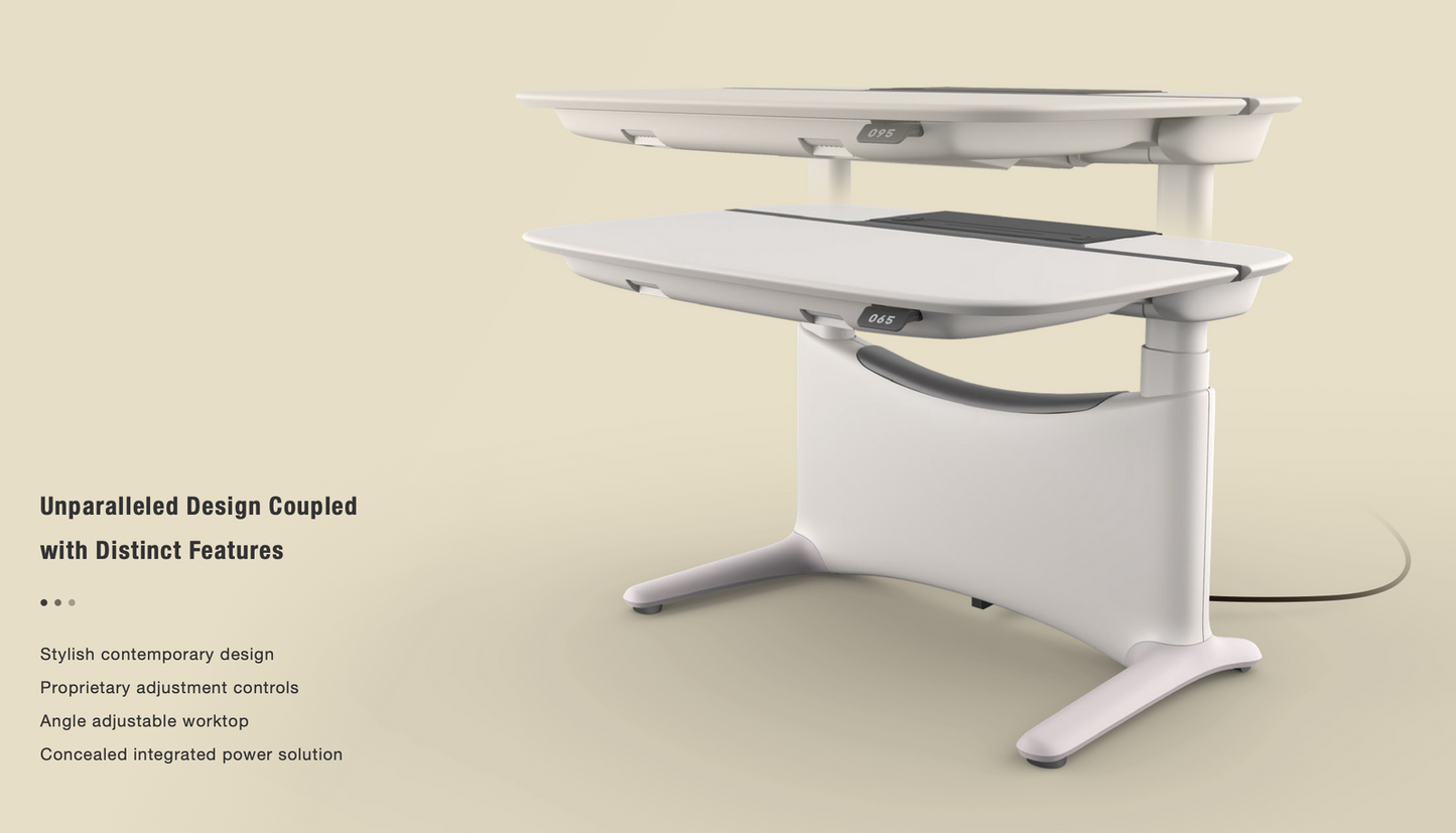 UFOU UPON 1.2m Motorized Height Adjustable Sit-Stand Desk Riser