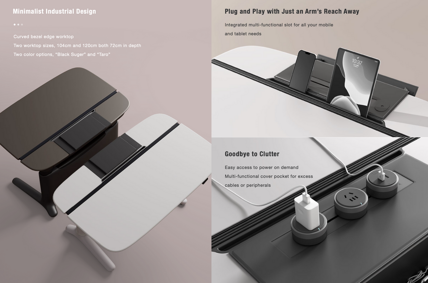 UFOU UPON 1.2m Motorized Height Adjustable Sit-Stand Desk Riser