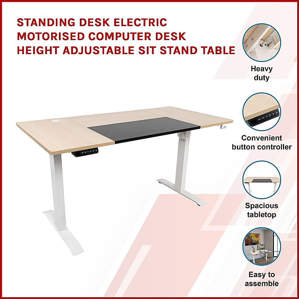 Electric Motorised Standing Desk – Height Adjustable Sit-Stand Desk