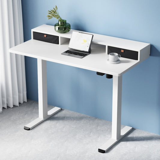 Artiss 120cm Electric Standing Desk with Storage Drawer