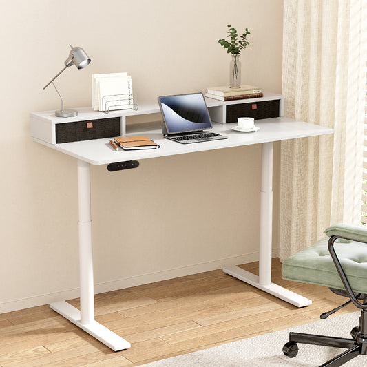Artiss 120cm Electric Standing Desk with Storage