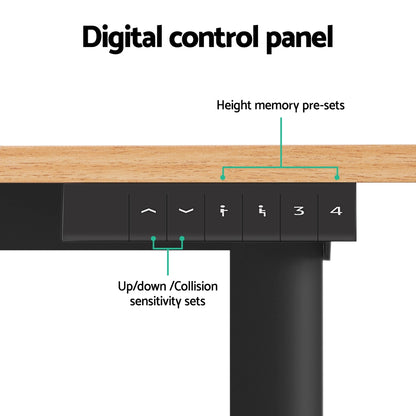 Artiss 120cm Electric Standing Desk – Sit Stand Office Table