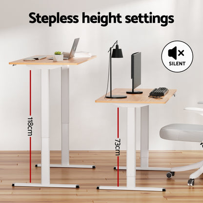 Artiss 120cm Electric Standing Desk – Sit Stand Home Office Table