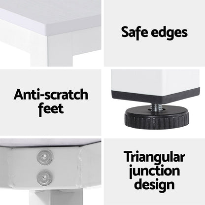 Artiss White 120cm Computer Desk for Home Office