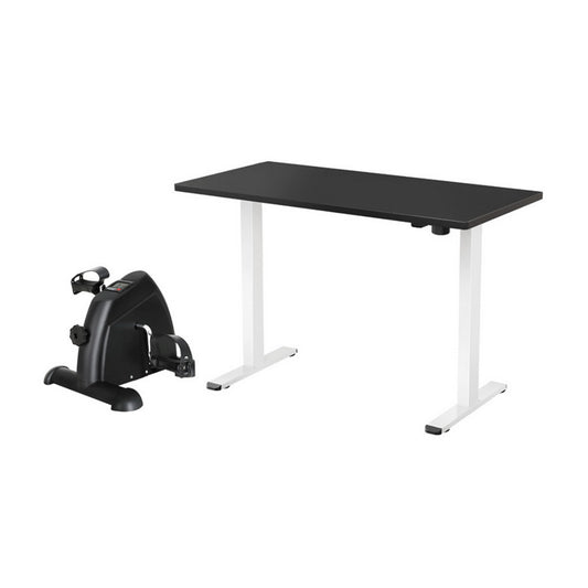 Artiss 140cm Electric Standing Desk with Pedal Exercise Bike