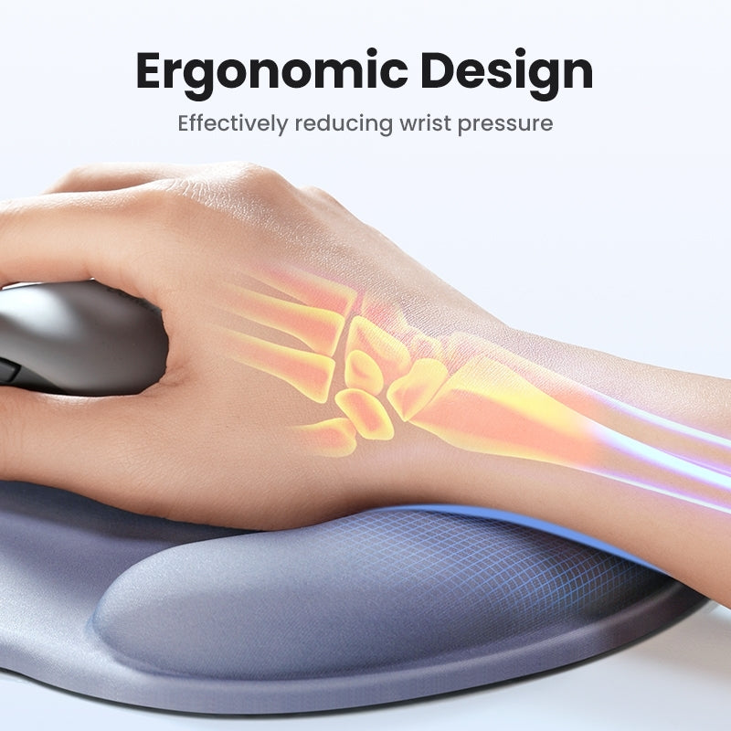 UGREEN Ergonomic Mouse Pad with Wrist Rest – Green