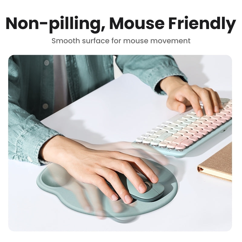 UGREEN Ergonomic Mouse Pad with Wrist Rest – Green