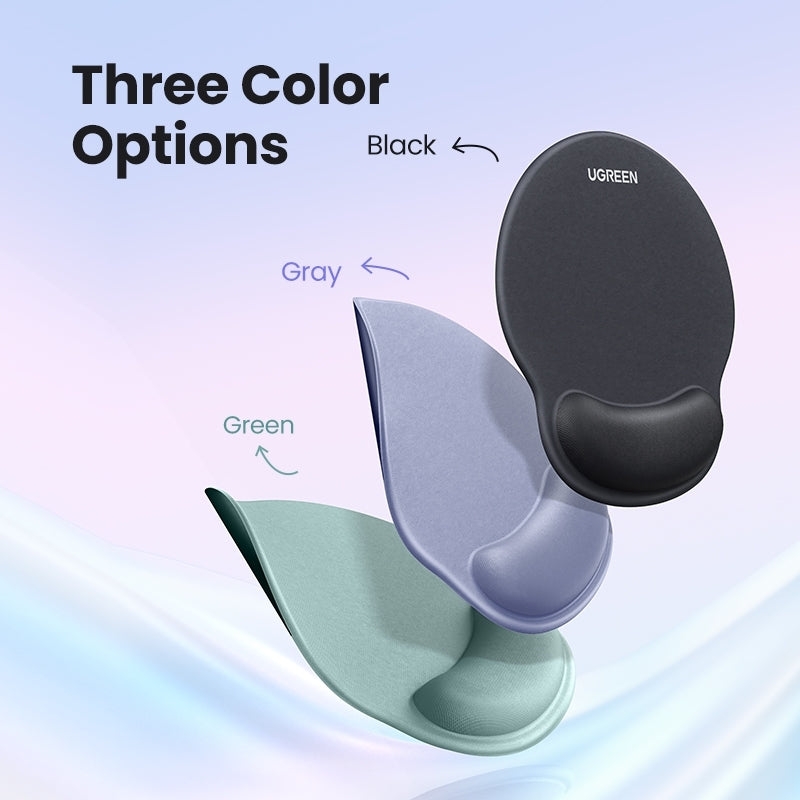 UGREEN Ergonomic Mouse Pad with Wrist Rest – Green