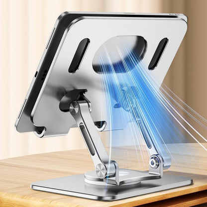 360° Rotating Aluminum Ergonomic Laptop Stand – Adjustable Height