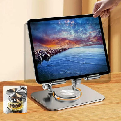 360° Rotating Aluminum Ergonomic Laptop Stand – Adjustable Height