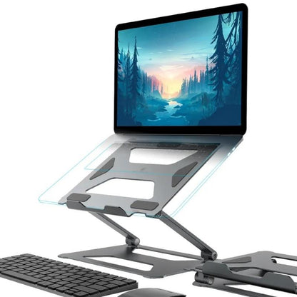 Aluminum Laptop Stand for 14-17.3 Inch Screens - Ergonomic