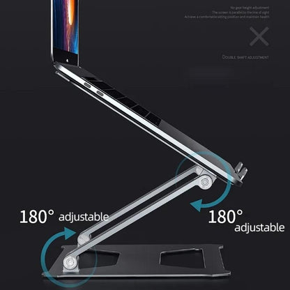 Aluminum Laptop Stand for 14-17.3 Inch Screens - Ergonomic