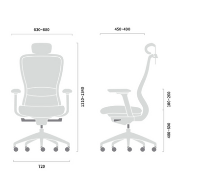 UFOU VX Ergonomic Gaming & Office Chair – Lion Mesh Design