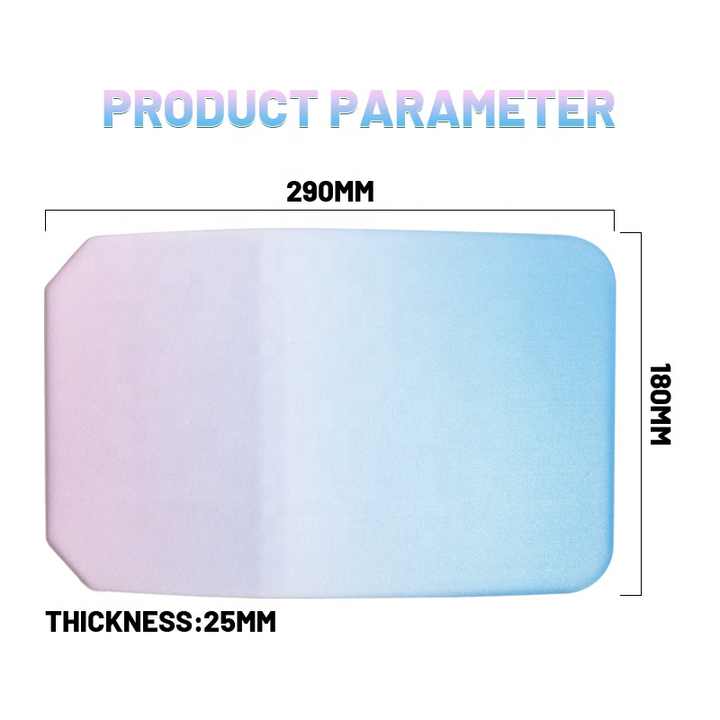 Gradual Pink Ergonomic PU Mouse Pad with Wrist Support