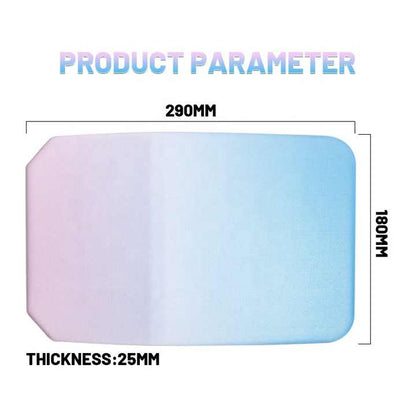 Gradual Pink Ergonomic PU Mouse Pad with Wrist Support